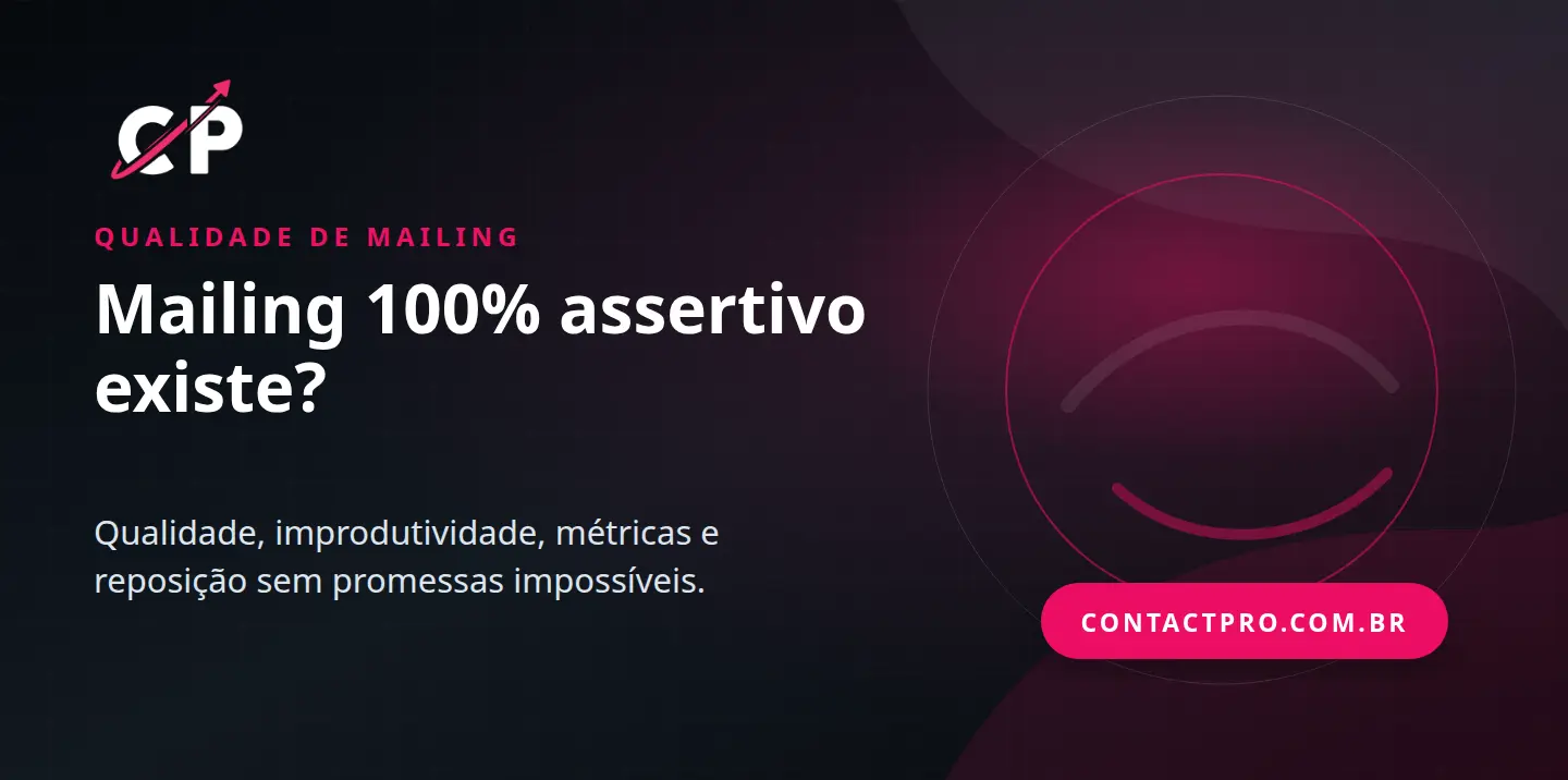 Capa editorial sobre qualidade, assertividade e reposição em mailings